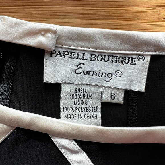 Pappel Boutique Evening silk skirt, size 6 - Picture 8 of 9